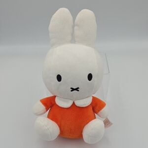 Tiamo Collection 2023 Little Orange White Miffy Stuffed Animal Plush Sitting 10"